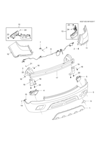 11588739-FRONT LOWER CONTROL ARM BOLT