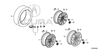 42700TTPH71-WHEEL ASSY., ALUMINI