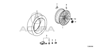 42700TZ3R11-WHEEL ASSY., ALUMINI