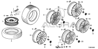 42700TZ5A51-WHEEL ASSY., ALUMINI