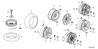 42800TWBHG0-WHEEL,DISK15X4T