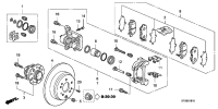 43018STXA00-RR CALIPER SUB-AS