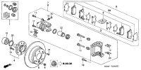 06430S9AA00-PAD SET, RR