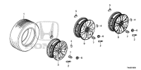 42800TMBHA1-Wheel assy-aluminium (18X7 1/2J) (ctrite)