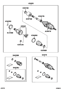 044280W030-Boot kit l, fr