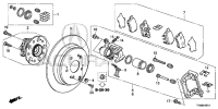 43018T6LH00-RR CALIPER SUB-AS