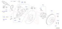 432025BC0B-HUB REAR WHEEL