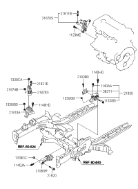 216702B000-BRACKET ASSY-ENGINE SUPPORT