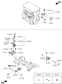 218102Z000-BRACKET ASSY-ENGINE MTG