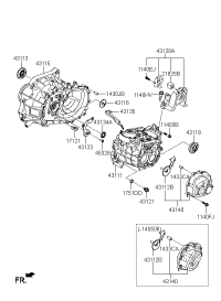 4317632371-BRACKET-ROLL SUPPORT,RR