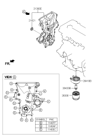 264102B740-COOLER ASSY-ENG OIL