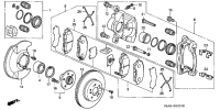 44600S87A00-HUB ASSY-FR WHEEL