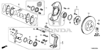 01463T2GA00-Caliper set, fr