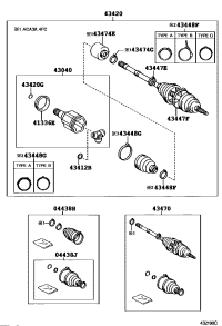 044280R040-Boot kit l, fr