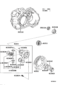 9031150031-OIL SEAL, FRONT DRIVE SHAFT, LH
