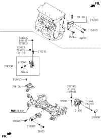 218912T000-BRKT ASSY-ENGINE SUPPORT