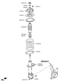 5462503000-Cover, fr. suspension strut dust