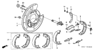 43154S47N01-Plate, parking brake
