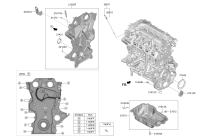213502M020-Cover assy-timing chain