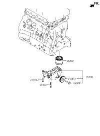 213502B701-COVER ASSY-TIMING CHAIN