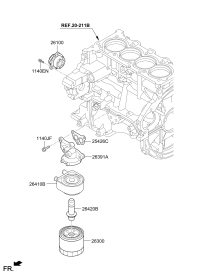 2641003800-COOLER ASSY-ENG OIL