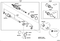 434100R220-SHAFT ASSY, FR
