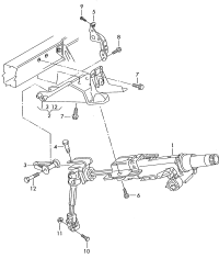 6QD419501-Steering column