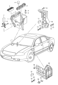 4E0937503D-Holder, relay