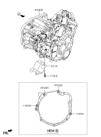 431762D012-BRACKET-ROLL SUPPORT,RR