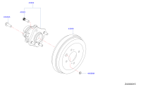 432022GC0B-HUB & BRG ASSY-RR WHEEL