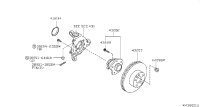 43202CK000-HUB REAR WHEEL