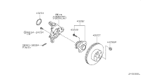 432023TS0A-HUB REAR WHEEL