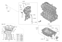 213502M800-Cover assy-timing chain