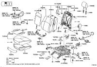 7186760050C0-SHIELD, FRONT SEAT CUSHION, INNER NO.1 RH