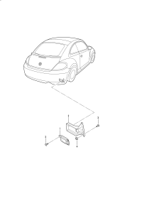 5Q0907685A-Blind spot control unit