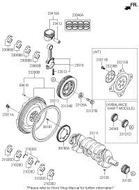 230602G440-BEARING SET-C/ROD