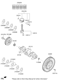 2102008020-BEARING PAIR SET-CRANKSHAFT