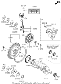 2320025002-FLYWHEEL ASSY