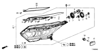 33100T7AG31-HEADLIGHT ASSY., R