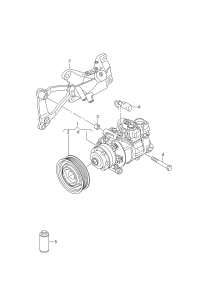 4M0820803K-COMPRESSOR,AIR CON