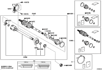 4341033360-SHAFT ASSY, FRONT DRIVE, RH