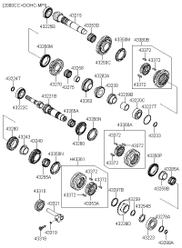 4337032300-HUB & SLEEVE-SYNCHRONIZER(3&4)