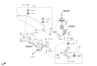 54500D6000-ARM COMPLETE-FR LWR,LH