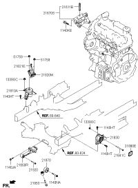 21830C5000-BRACKET ASSY-TRANSAXLE MTG
