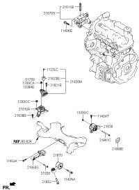 216702F010-BRACKET ASSY-ENGINE SUPPORT