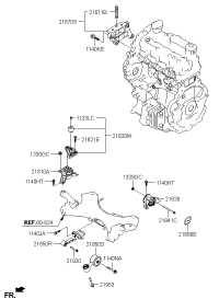 218102P950-BRACKET ASSY-ENGINE MTG