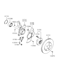 5172038110-BEARING-FR WHEEL HUB