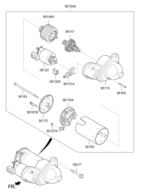 361002J310-STARTER12V 13T 1.4KWTOY CAMRY 4 CYL