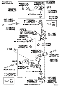 4321160190-KNUCKLE, STEERING, RH