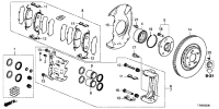 44300T8NT51-BRG ASSY,FR HUB